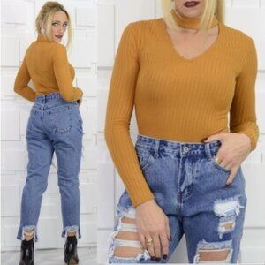 BODYSUIT Marigold CHOKER BODYSUIT
